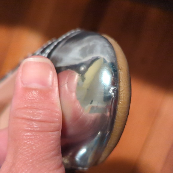 Used Forever Silver Quilted Flats Upgrade-14, size 8 (no box) - Picture 13 of 13